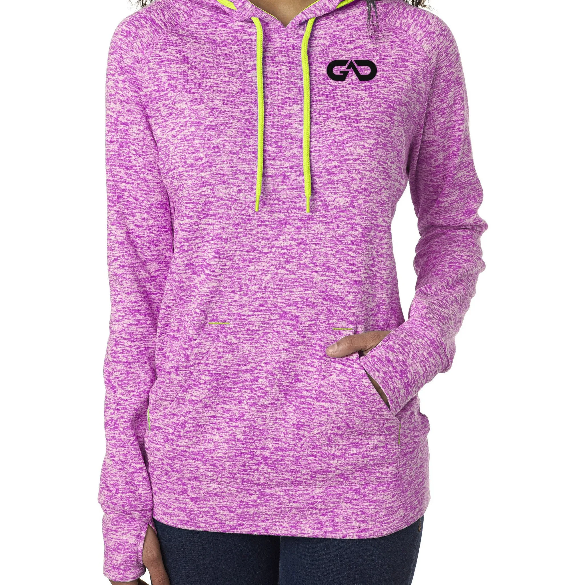 Women's "Cosmic" Hoodie Fleece (Magenta)