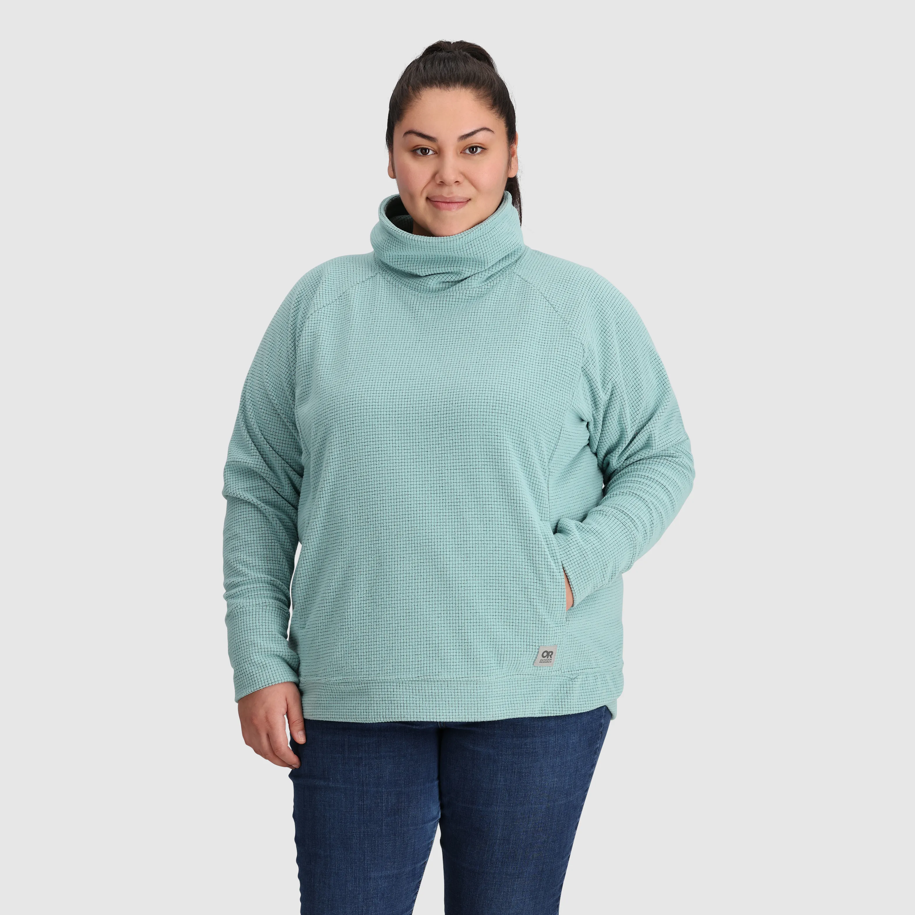 Women's Trail Mix Cowl Pullover-Plus - Final Sale