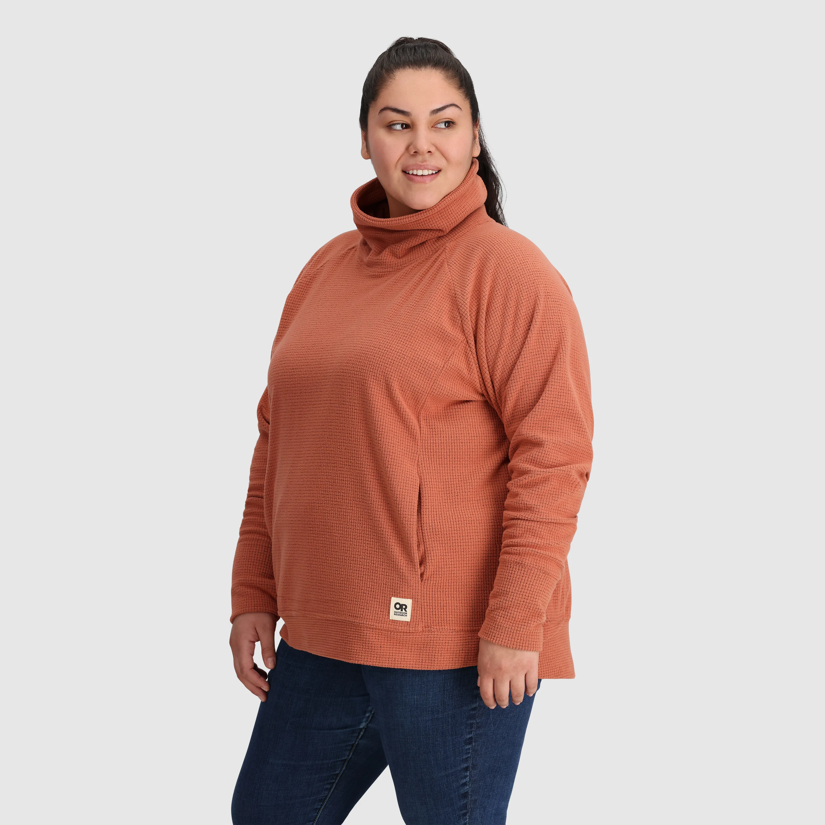 Women's Trail Mix Cowl Pullover-Plus - Final Sale