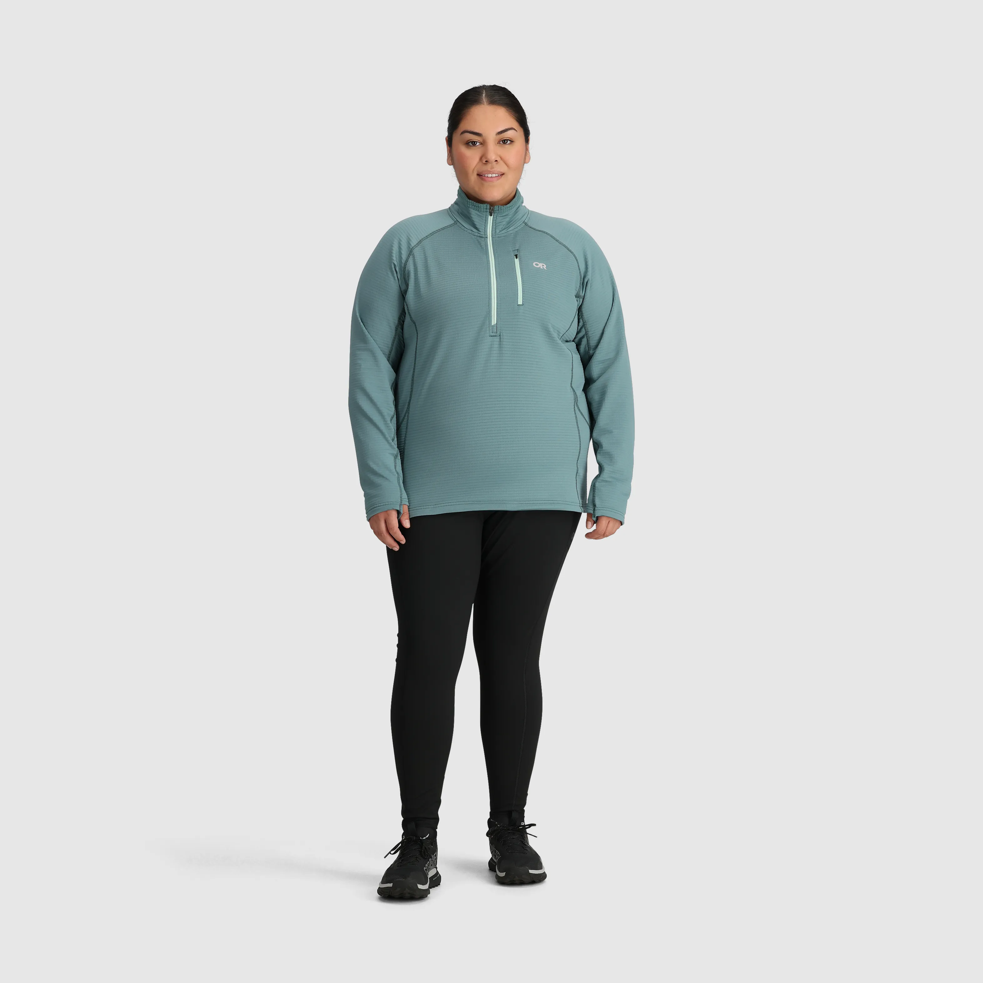 Women's Vigor Grid Fleece Half Zip-Plus