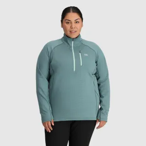 Women's Vigor Grid Fleece Half Zip-Plus