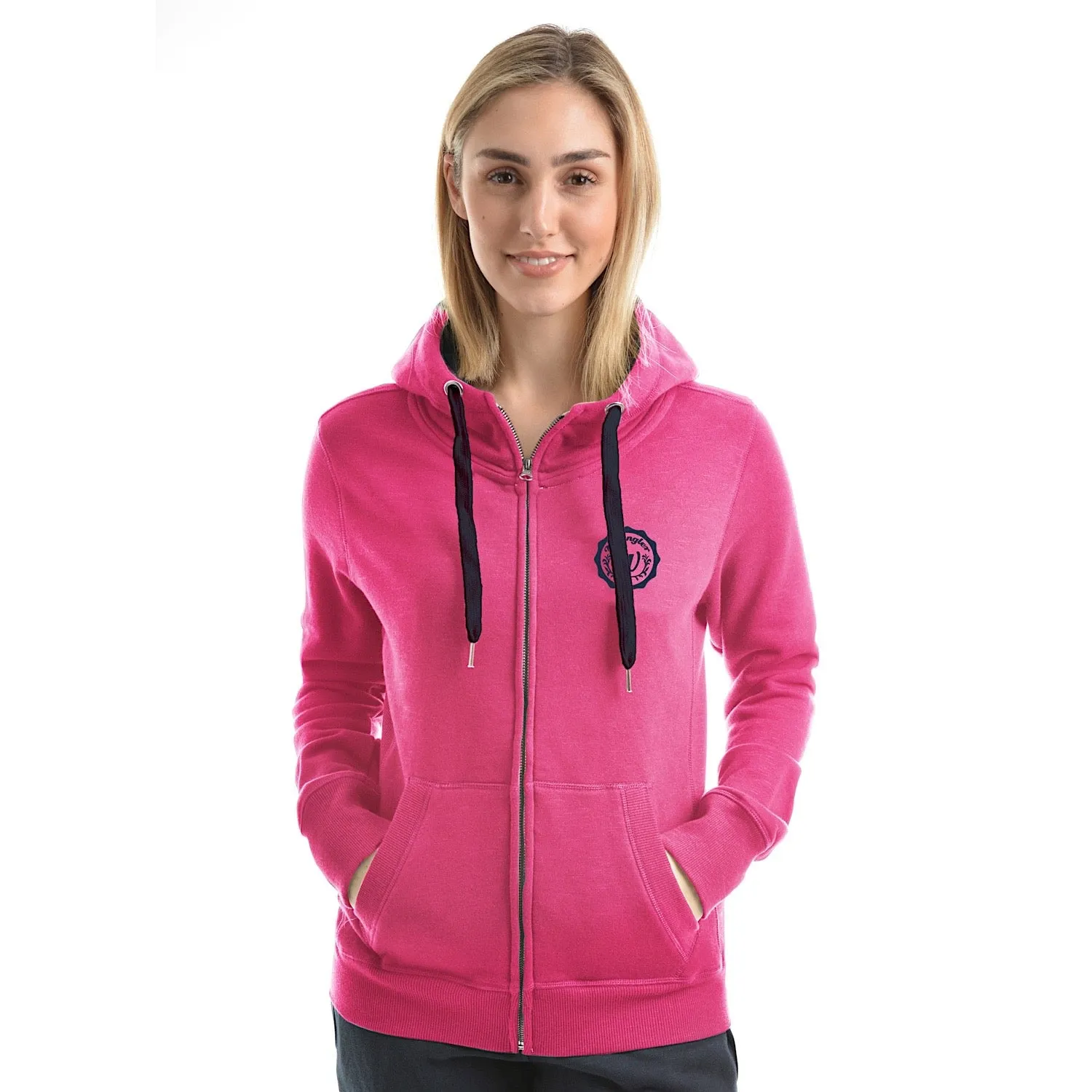 Wrangler Womens Silvana Zip Up Hoodie Fuschia