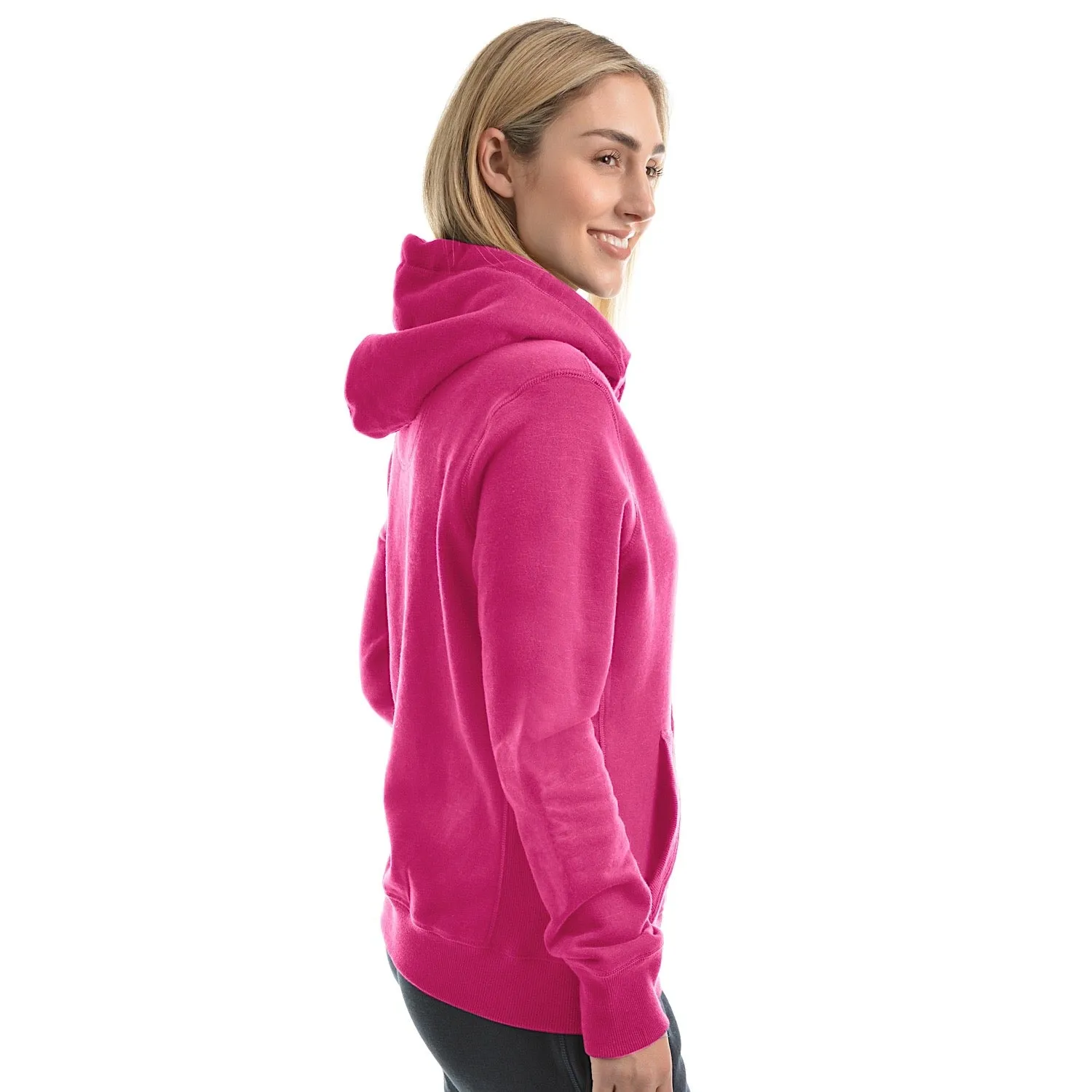 Wrangler Womens Silvana Zip Up Hoodie Fuschia