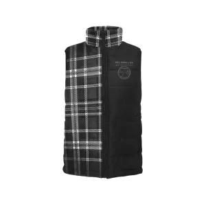 Yahuah-Tree of Life 02-04   Digital Plaid 01-06A Men's Designer Puffer Vest